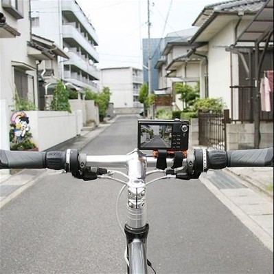 Stativ na kolo pro fotoaparát GPS, žlutý  