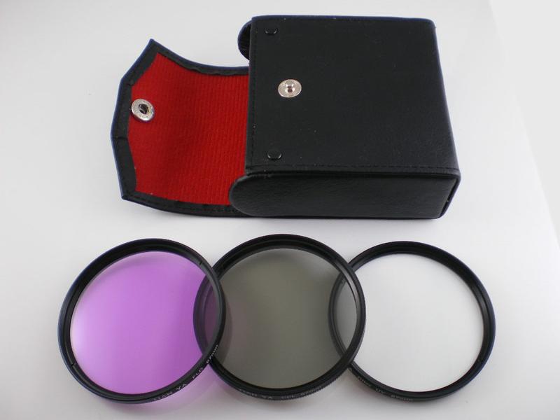 Sada Filtrů CPL+FLD+UV + pouzdro 52mm  