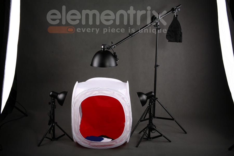 Studio set fotografický stan 40x40, 38cm fotostan 