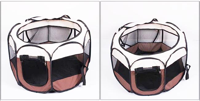 Klec pro psa, látková přepravka, výběh, vel. M 92 cm