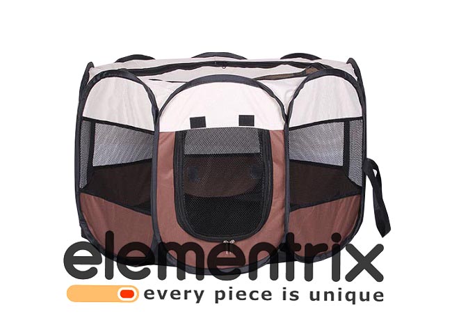 Klec pro psa, látková přepravka, výběh, vel. L 115 cm