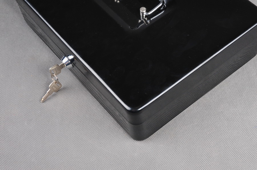 Trezor, pokladnička, přenosná pokladna 250 černá