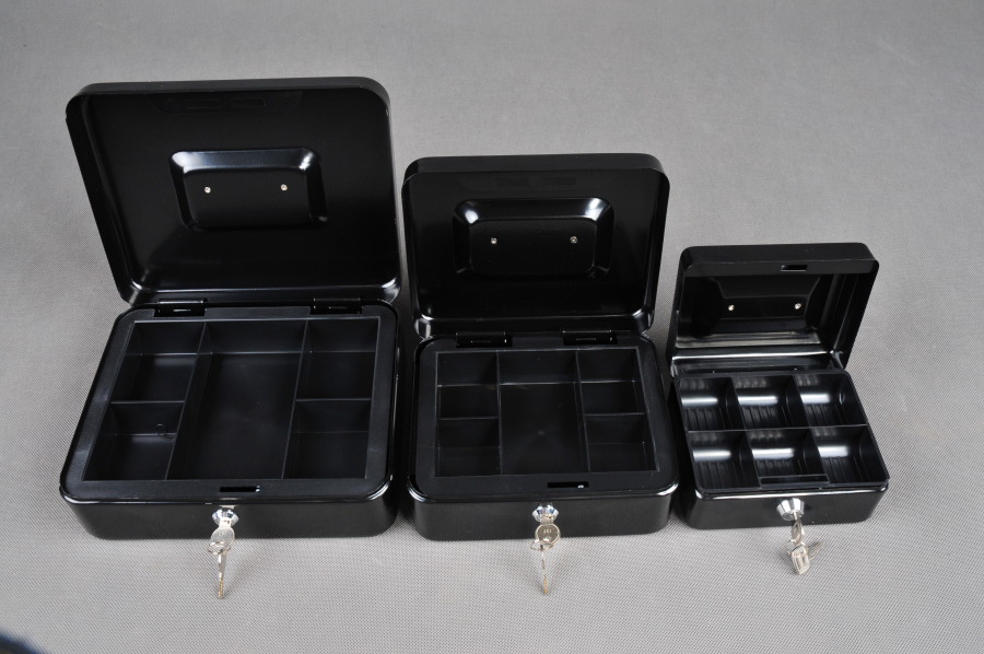 Trezor, pokladnička, přenosná pokladna 250 černá