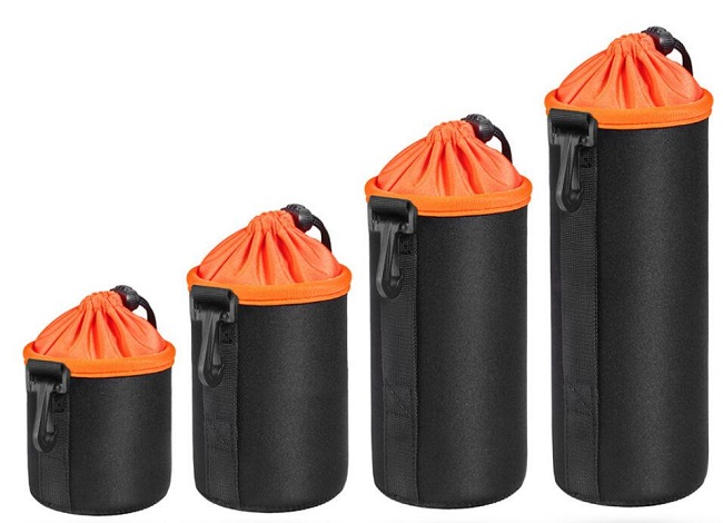 Neoprenové pouzdro na objektiv M hedvábí