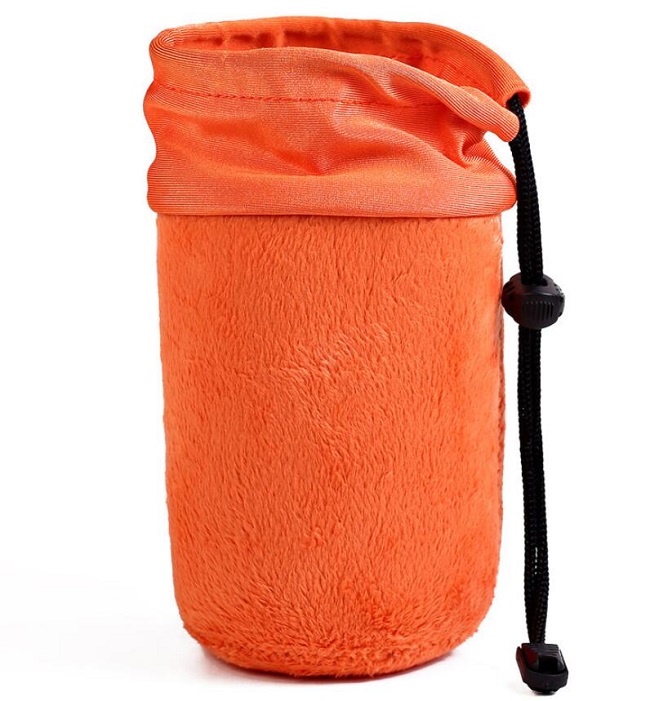 Neoprenové pouzdro na objektiv L hedvábí