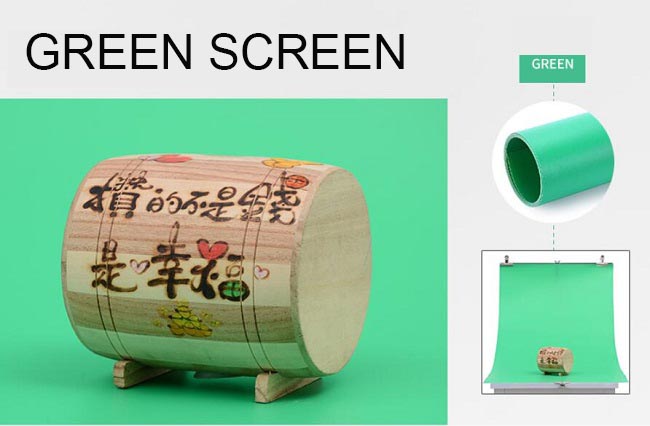 Fotopozadí zelené PVC 100x200 