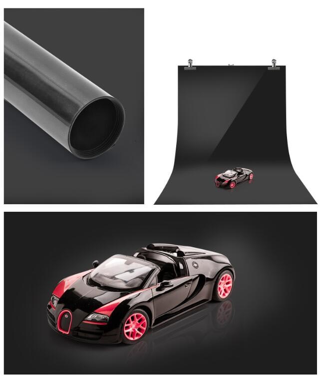 Fotopozadí černé PVC 120x200 lesklé matné