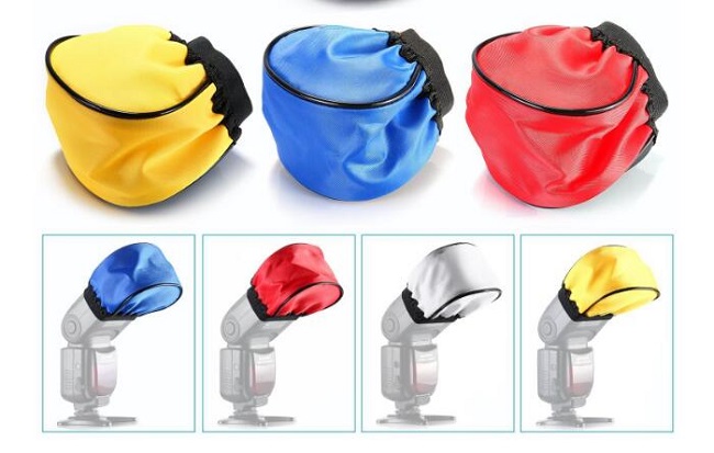 Difuzér pro systémový blesk, softbox žlutý