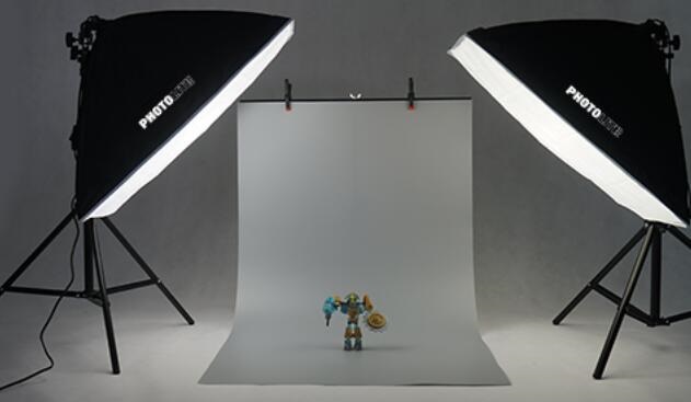 Fotopozadí šedé PVC 60x130 matné