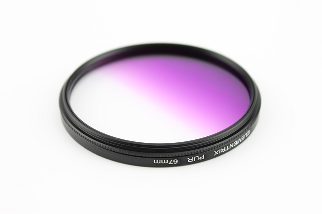 Elementrix přechodový filtr fialový 72mm  