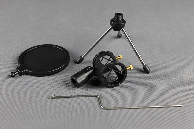 Elementrix stojan na mikrofón a pop filtr X