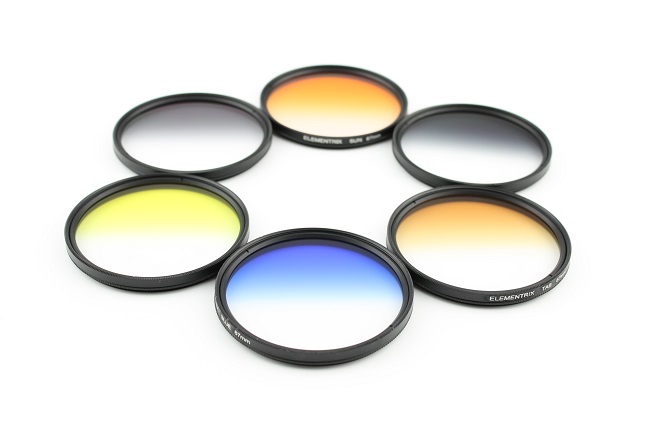 Elementrix sada 6 přechodových filtrů 62mm  
