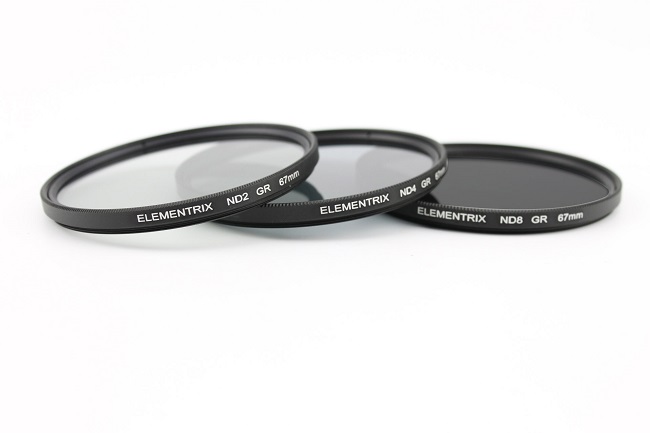 Elementrix ND8, ND4, ND2 set filtrů 62mm