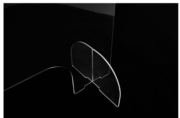 Ochranná přepážka, zástěna 800x600mm