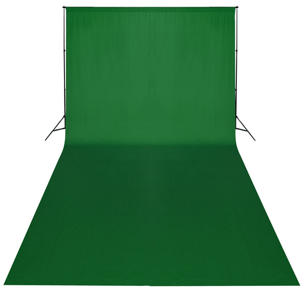 Fotografické green screen pozadí samet 3x4m zelené