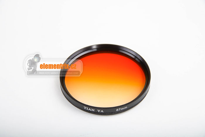 Přechodový filtr sunset 52mm Elementrix text. pouzdro