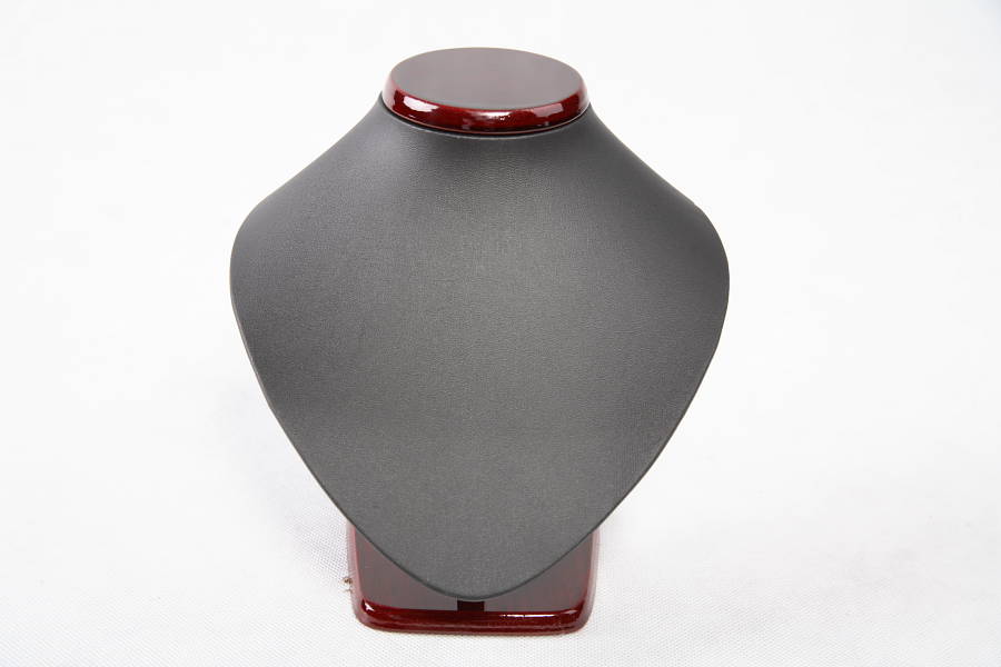 Stojánek, stojan, dekolt na šperky výška 18,5cm černý  