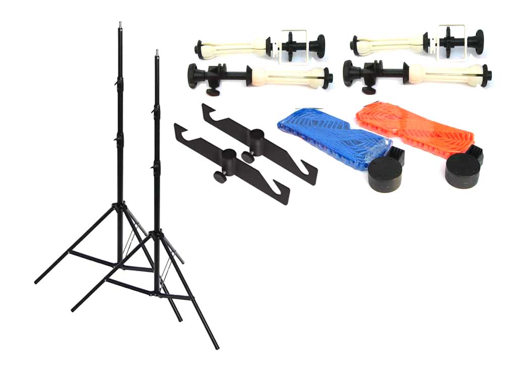 Set pro uchycení 2 pozadí se stativy