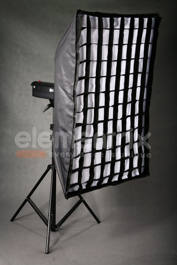 Softbox s voštinou, otočný 80x120cm Bowens rychloskládací  