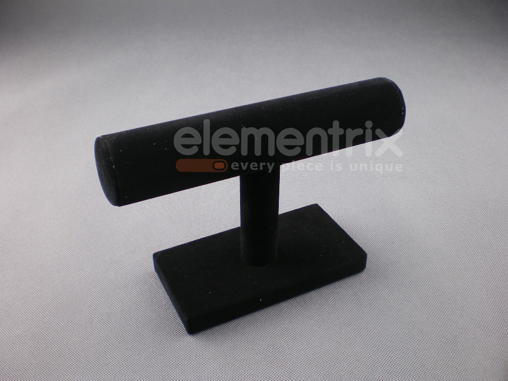 Stojánek, dekolt na náramky jedno patro černý  