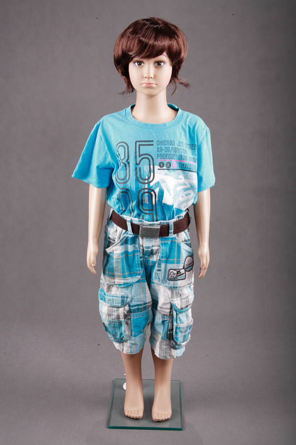 Dětská paruka hnědá, kluk  