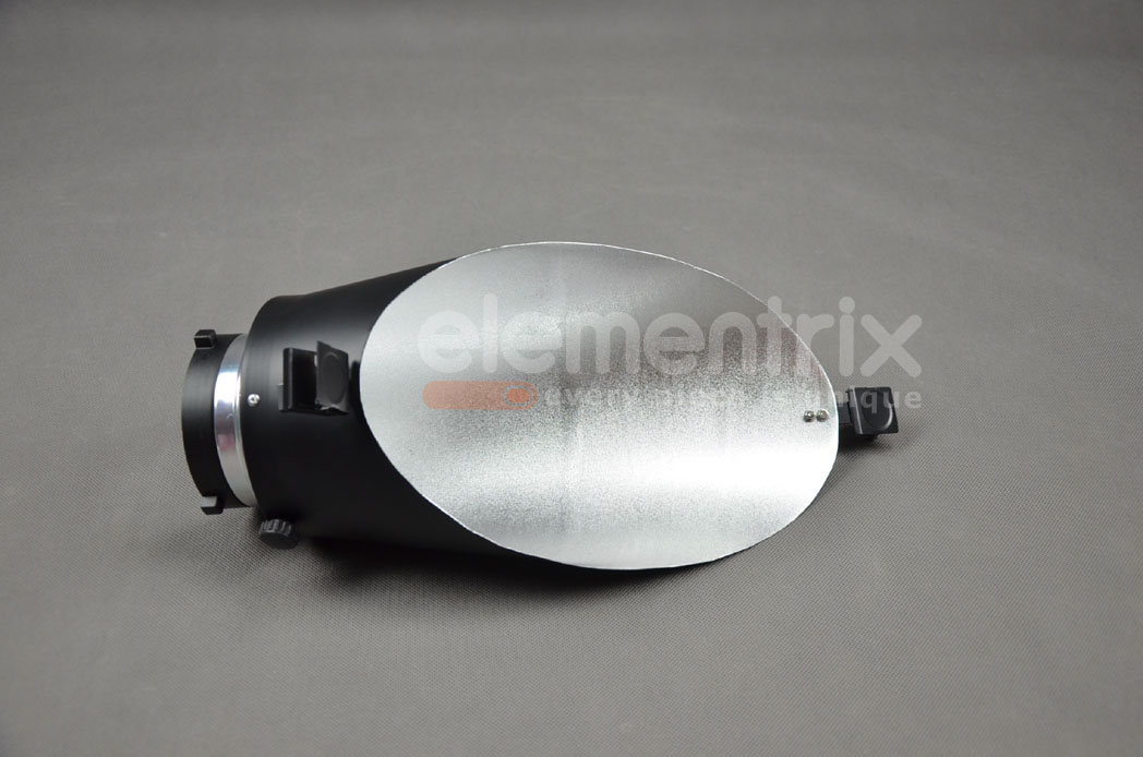 Otočný Stříbrný Reflektor na fotografické pozadí pro zábleskové světlo Bowens EL