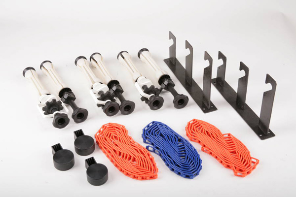 Držáky s trny pro fotografické pozadí pro 3 role  