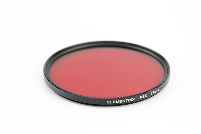 Elementrix Plný filtr červený 58mm  