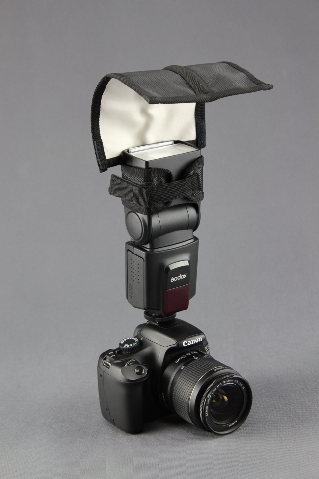 Difuzér odrazový 2v1 systémové blesky 23x14cm  