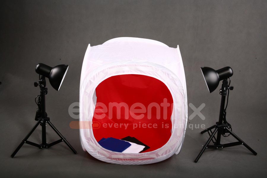 Studiová sada 60x60cm, 38cm S2, fotografický stan, fotostan 