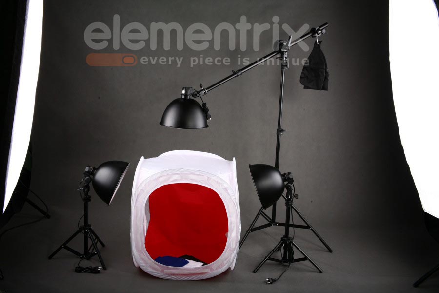 Studiová sada 80x80cm, 68cm S5, fotografický stan, fotostan 