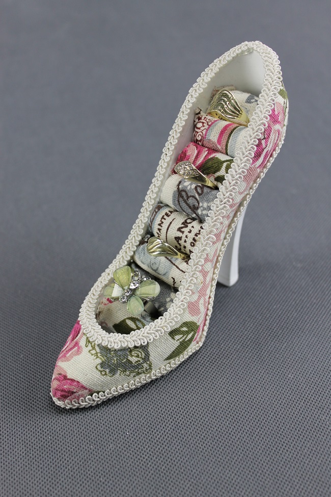 Stojánek na prstýnky, střevíček, botička, BOT4  