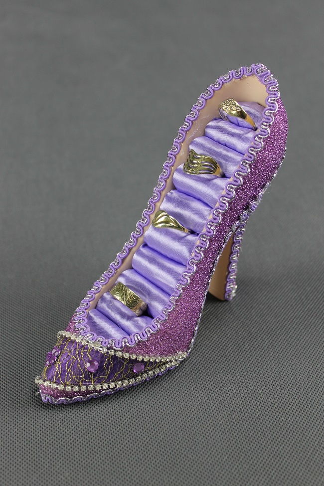 Stojánek na prstýnky, střevíček, botička, BOT5  