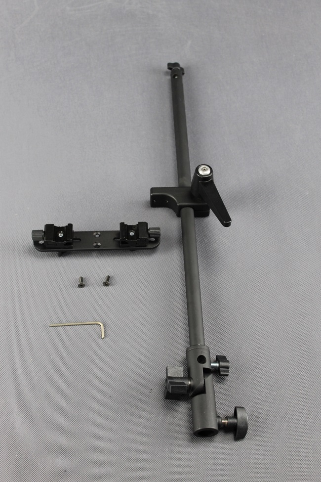 Držák 2 blesku a deštníku aluminium  