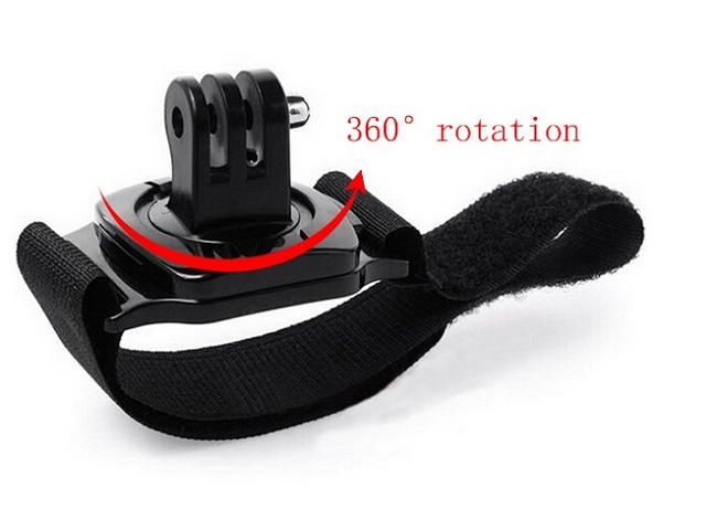 360° otočný držák s páskem Wrist strap GoPro Hero 