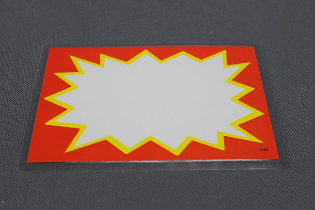 Cenovky plastové, cenovková karta, set 10ks  