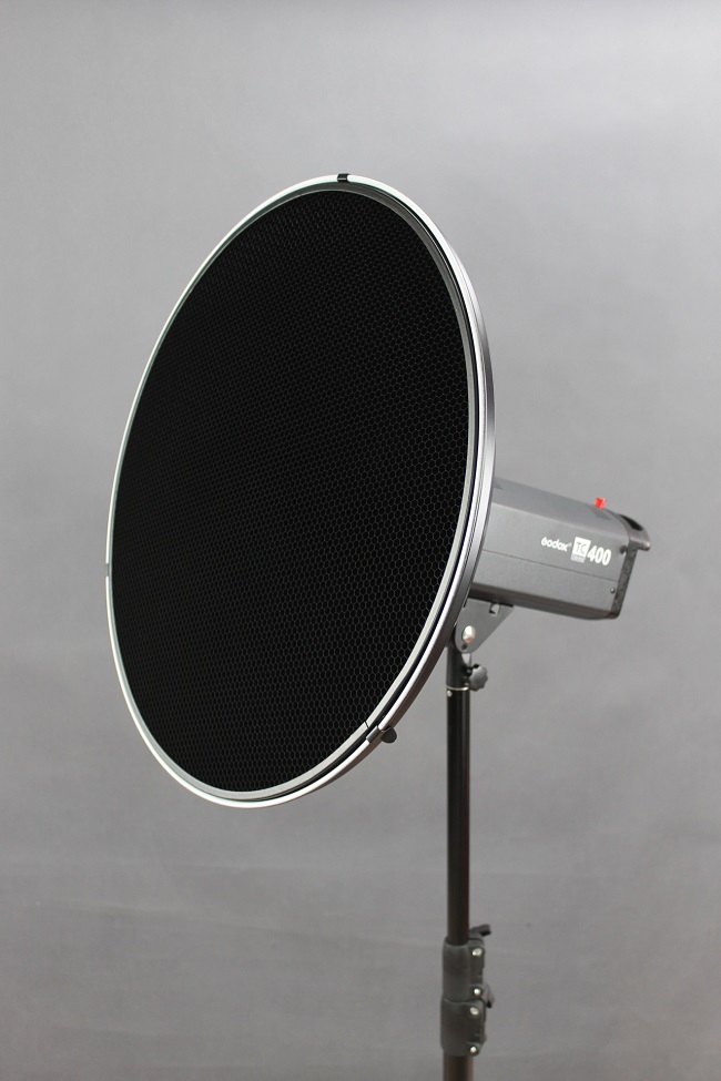 bílý Beauty dish 55cm s voštinou a difuzérem BD2W 