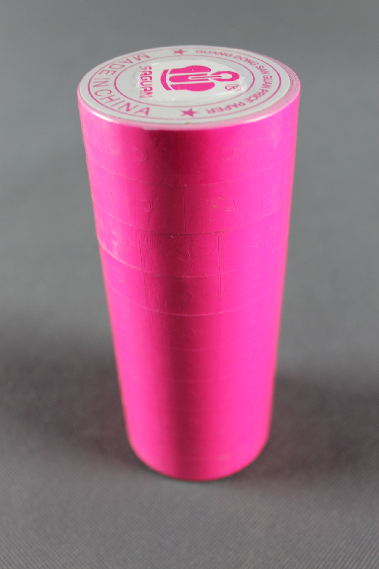 Etikety pro etiketovací kleště dvouřádkové růžové