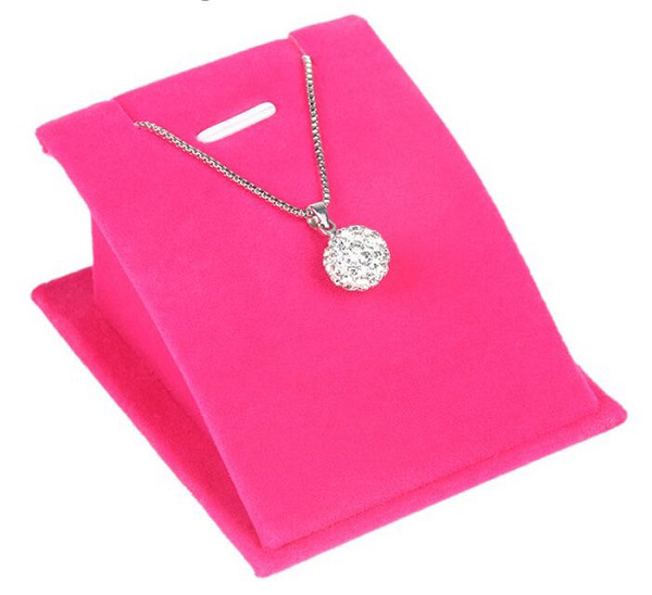 Stojánek, stojan na prstýnky, naušnice růžový samet 