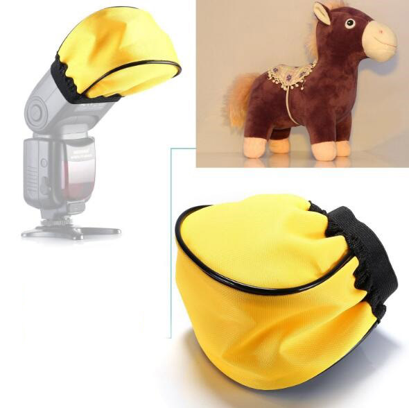 Difuzér pro systémový blesk, softbox žlutý