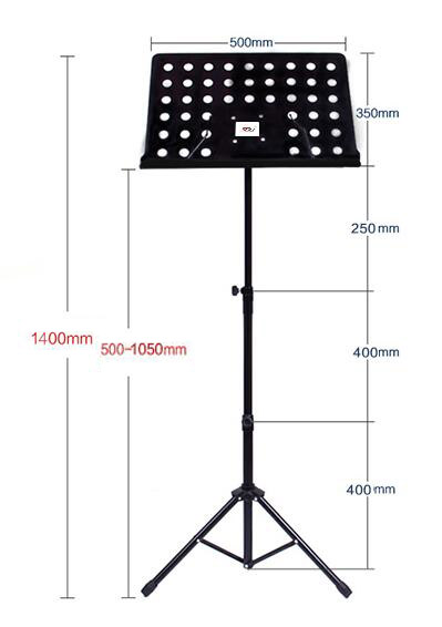 Elementrix stojan na noty, stativ na noty s deskou