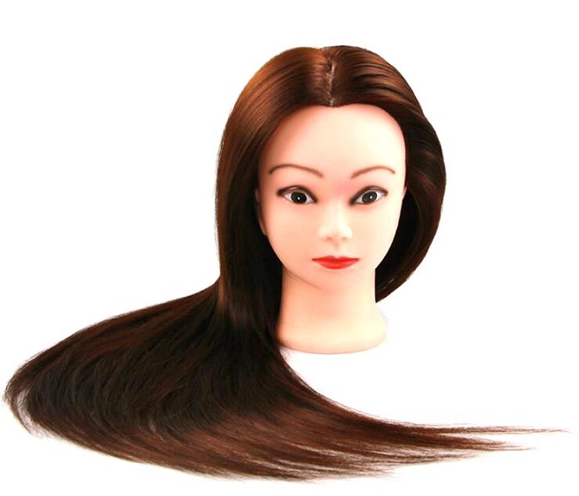 Elementrix cvičná hlava 1 pro kadeřníky 70cm