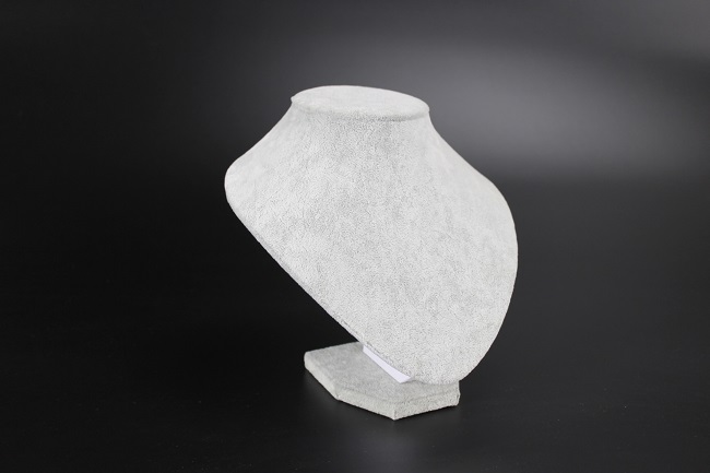 Stojan, stojánek, dekolt na šperky výška 18cm samet  