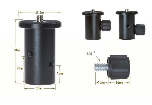 Stativový adaptér čepu 16mm s hlavou  