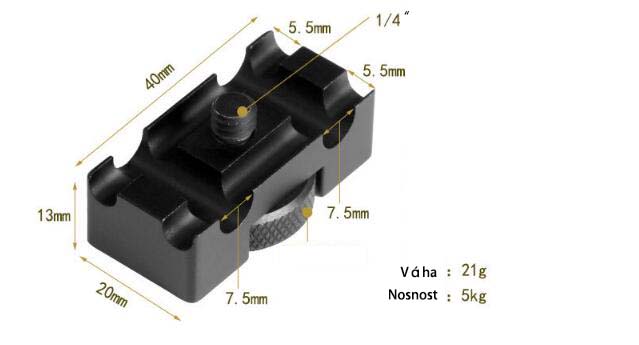 Deska fotoaparátu pro kabely