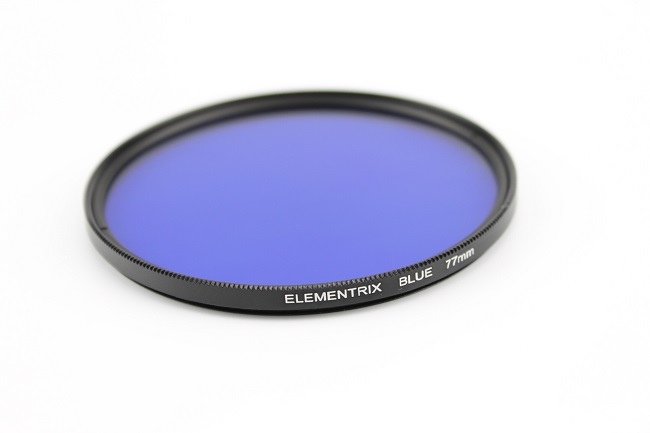 Elementrix Plný filtr modrý 52mm  