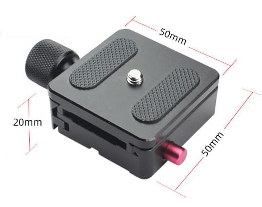 Elementrix Deska stativové hlavy 50x50mm s pojistkou  