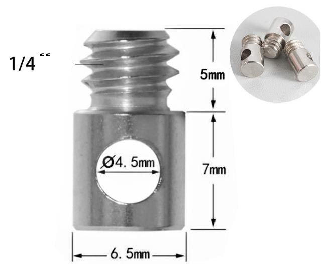 Závit s čepem a dírou 4,5mm