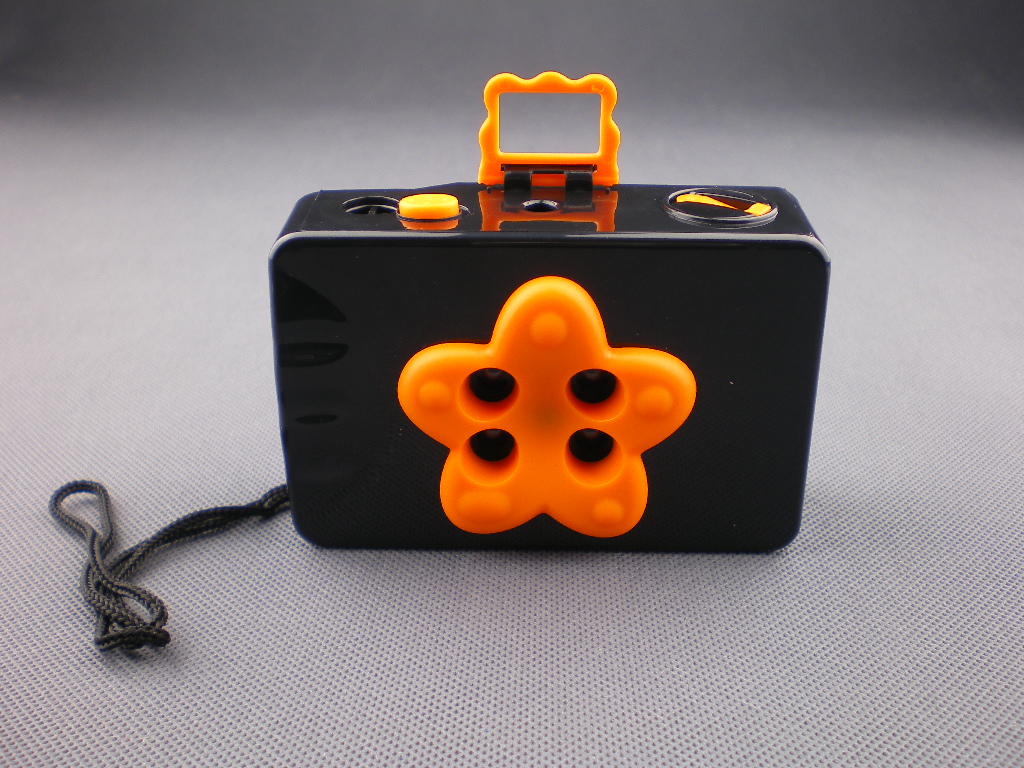 Lomo fotoaparát 4x černo oranžový  