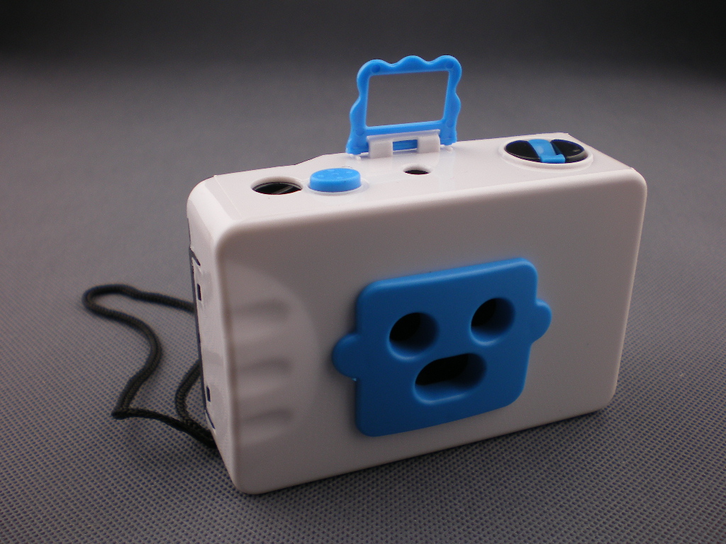 Lomo fotoaparát 3x bílo modrý  